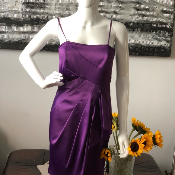 Max And Cleo purple dress Size 6 - Picture 2 of 4